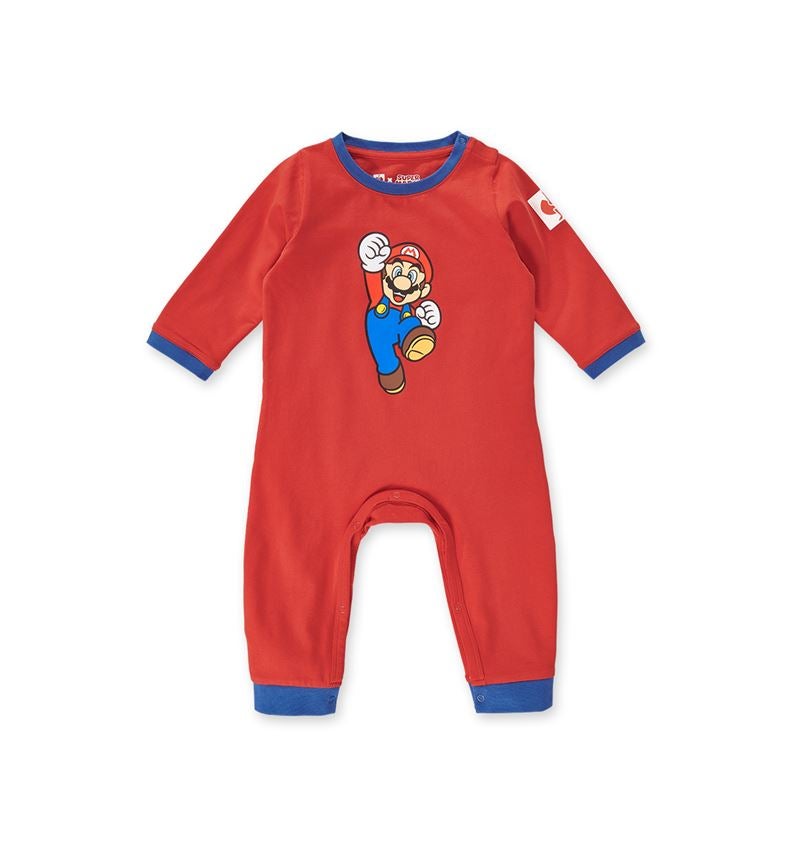 Samarbejde: Super Mario baby-body + strauss rød