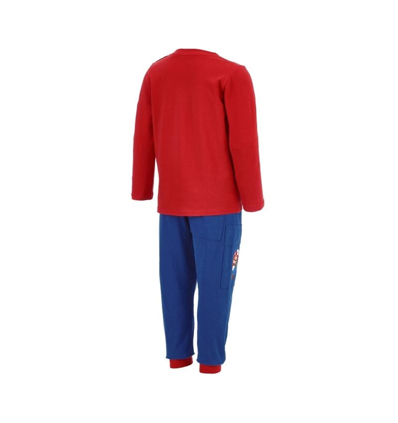 Samarbejde: Super Mario pyjamassæt, baby + alkaliblå/strauss rød 3