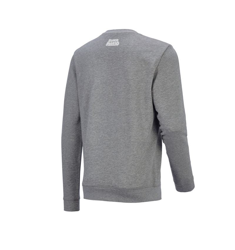 Shirts, Pullover & more: Super Mario Sweatshirt, men's + grey melange 3