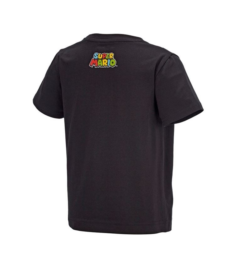 Samarbejde: Super Mario T-shirt, børne + sort 1