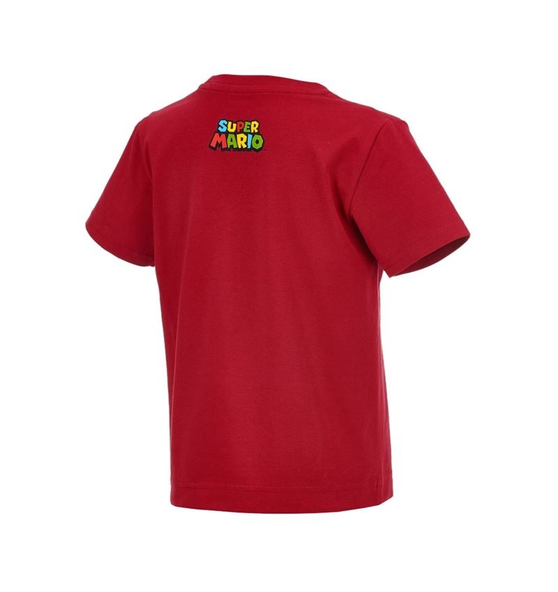 T-Shirts, Pullover & Skjorter: Super Mario T-shirt, børne + ildrød 3