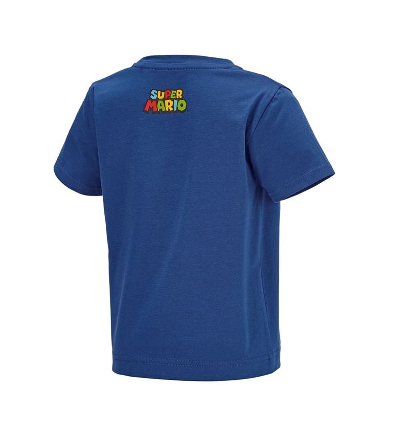 T-Shirts, Pullover & Skjorter: Super Mario T-shirt, børne + alkaliblå 3