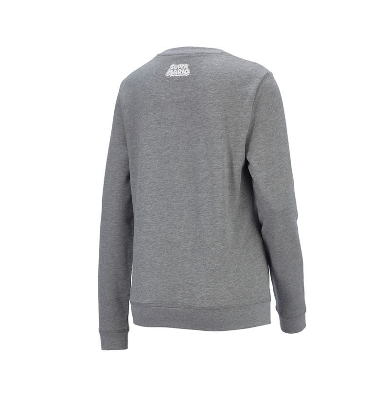Shirts, Pullover & more: Super Mario Sweatshirt, ladies' + grey melange 2