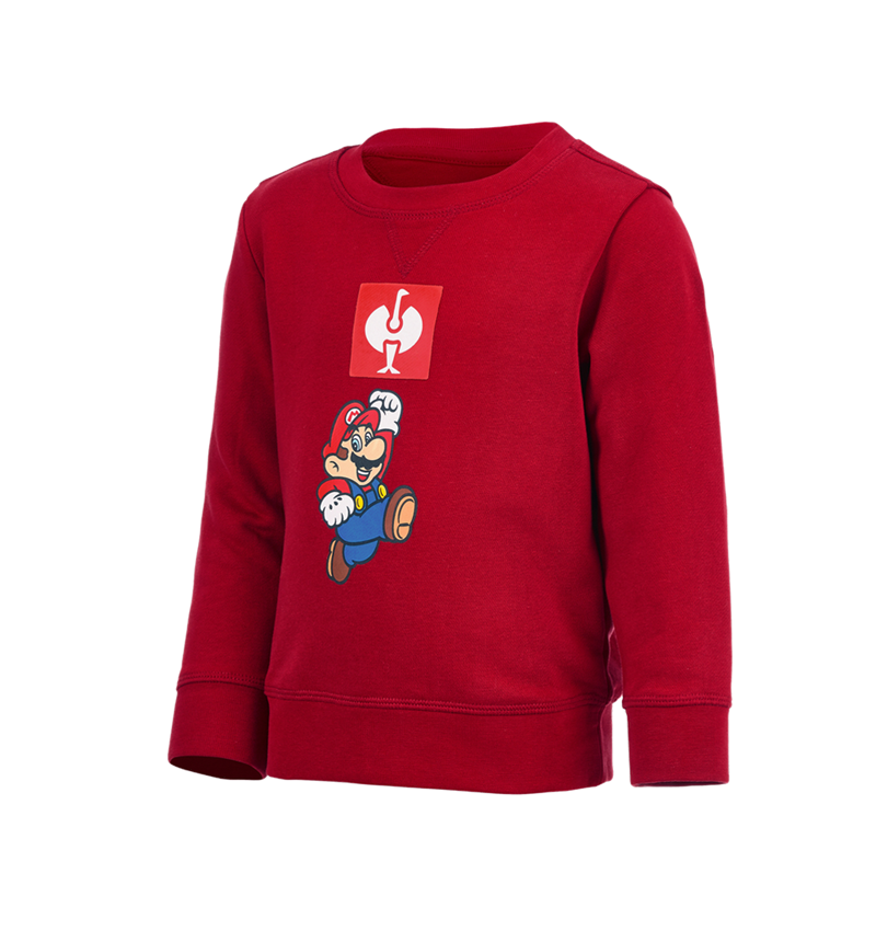 Samarbejde: Super Mario sweatshirt, børn + ildrød 2