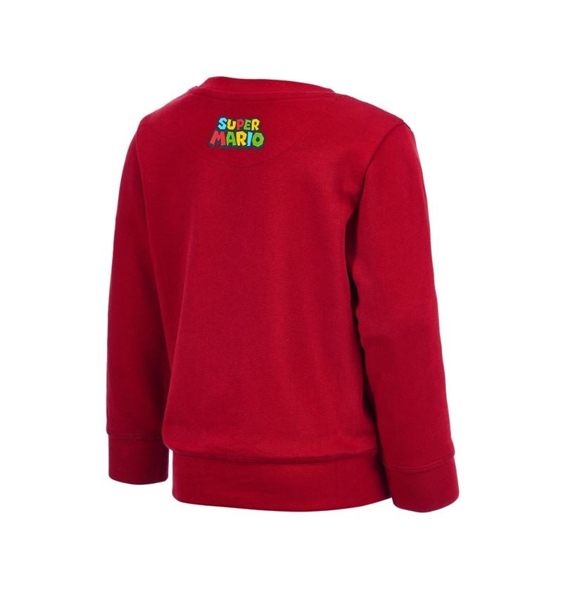 Collaborations: Super Mario Sweatshirt, children's + fiery red 3