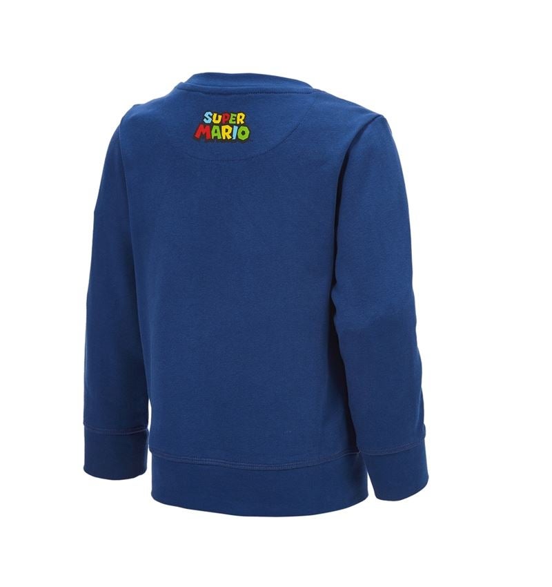 Samarbejde: Super Mario sweatshirt, børn + alkaliblå 2