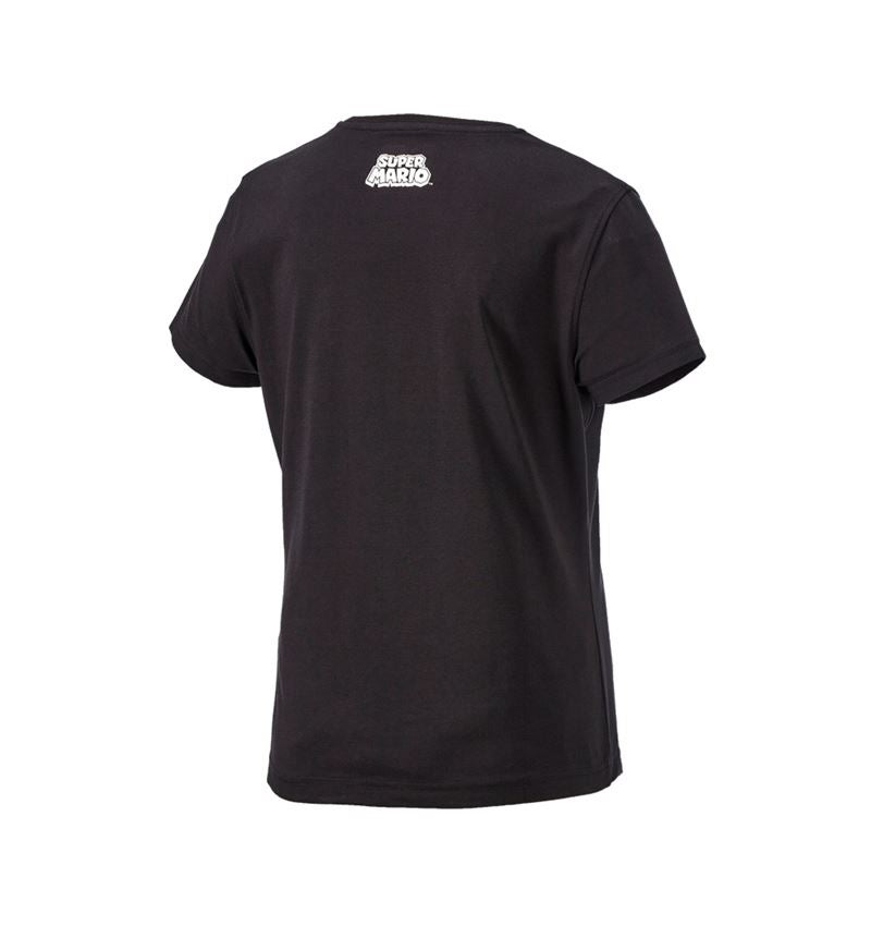 T-Shirts, Pullover & Skjorter: Super Mario T-shirt, damer + sort 3