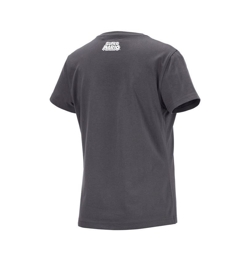 T-Shirts, Pullover & Skjorter: Super Mario T-shirt, damer + antracit 2