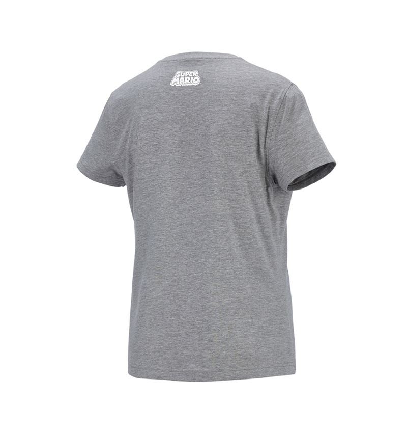 T-Shirts, Pullover & Skjorter: Super Mario T-shirt, damer + gråmeleret 3