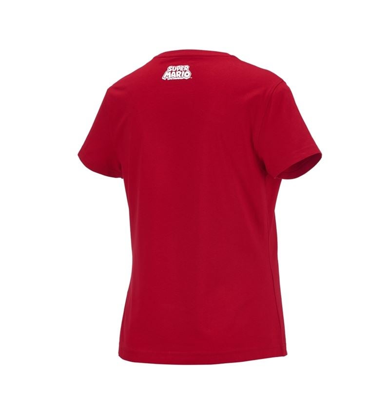 T-Shirts, Pullover & Skjorter: Super Mario T-shirt, damer + ildrød 2