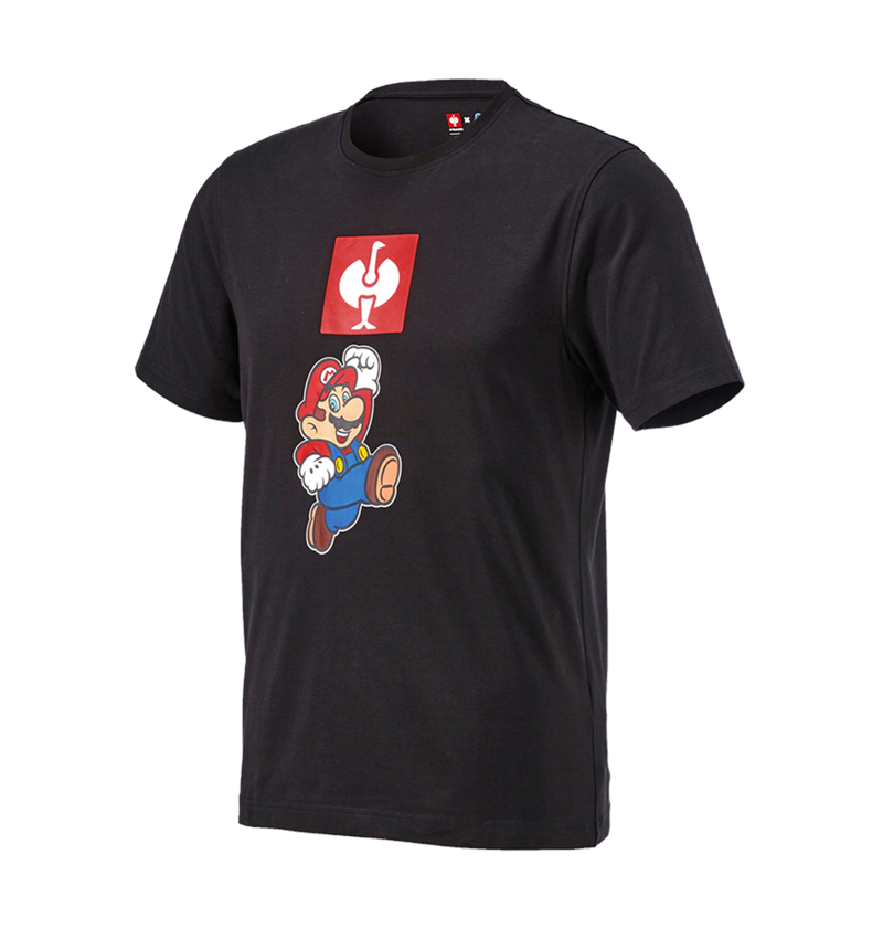 Collaborations: Super Mario T-Shirt, men's + black 1