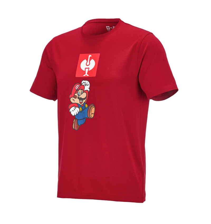 Samarbejde: Super Mario T-shirt, herrer + ildrød 2