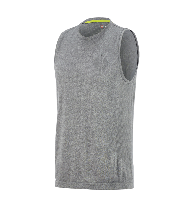 T-Shirts, Pullover & Skjorter: Atletik-shirt seamless e.s.trail + basaltgrå melange 5