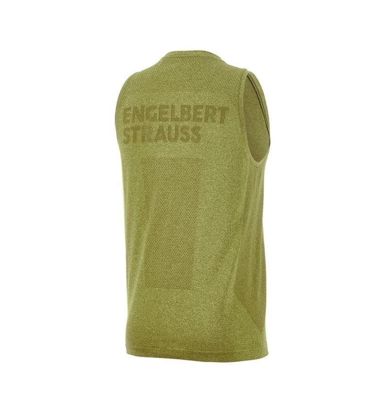 Beklædning: Atletik-shirt seamless e.s.trail + enebærgrøn melange 6