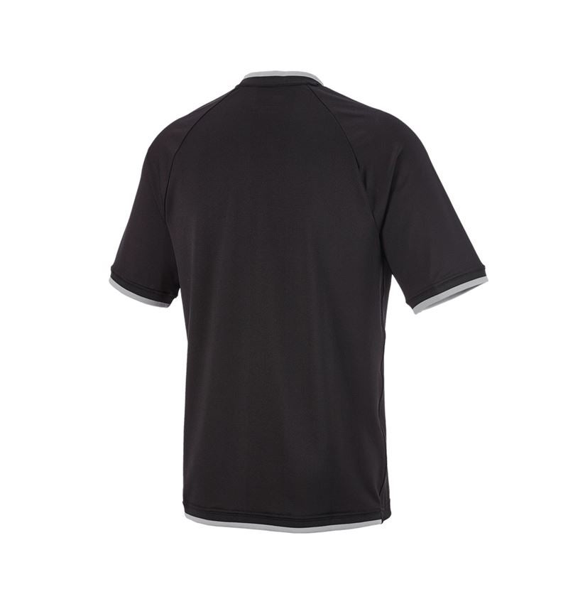 T-Shirts, Pullover & Skjorter: Funktions-T-shirt e.s.ambition + sort/platin 8