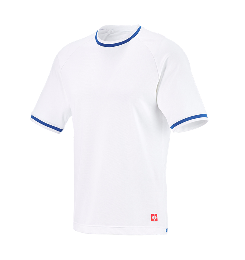 T-Shirts, Pullover & Skjorter: Funktions-T-shirt e.s.ambition + hvid/ensianblå 4