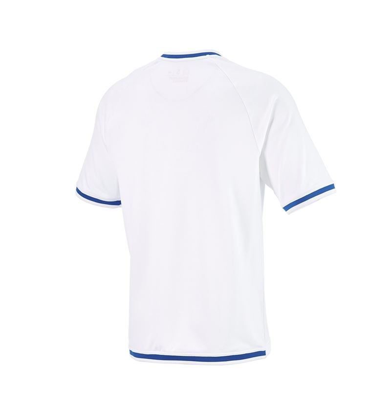 T-Shirts, Pullover & Skjorter: Funktions-T-shirt e.s.ambition + hvid/ensianblå 5