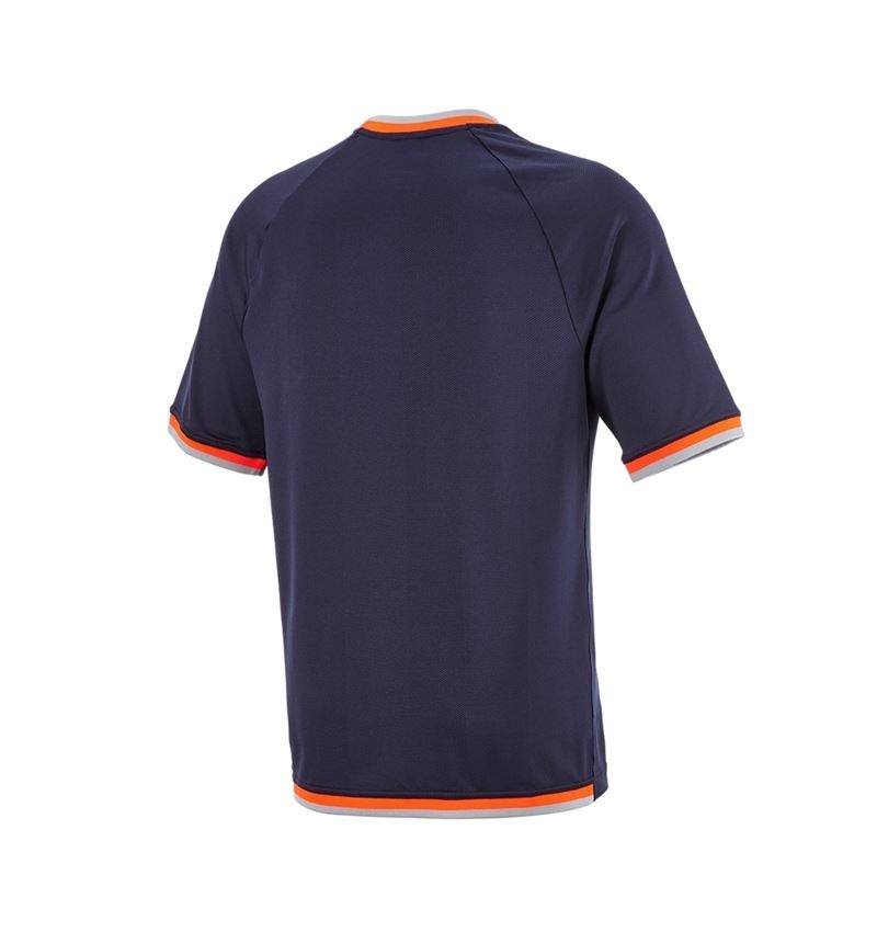 T-Shirts, Pullover & Skjorter: Funktions-T-shirt e.s.ambition + mørkeblå/advarselsorange 9