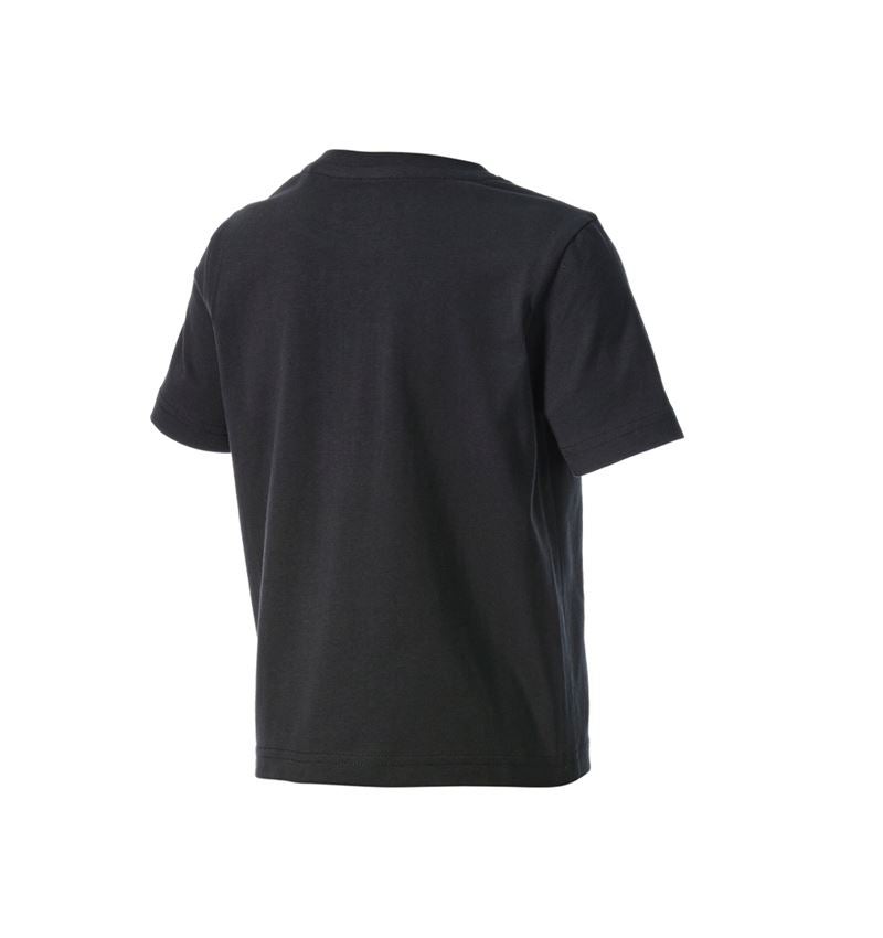 Beklædning: e.s. T-shirt strauss works, børne + sort/hvid 1