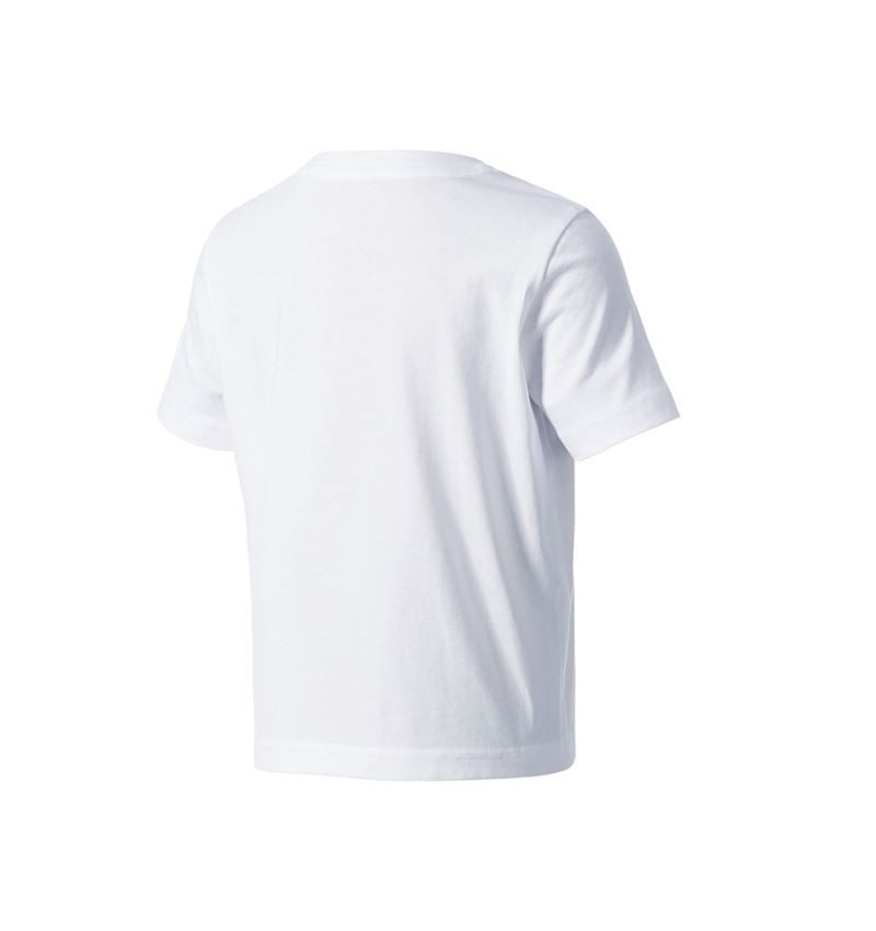 Beklædning: e.s. T-shirt strauss works, børne + hvid 1