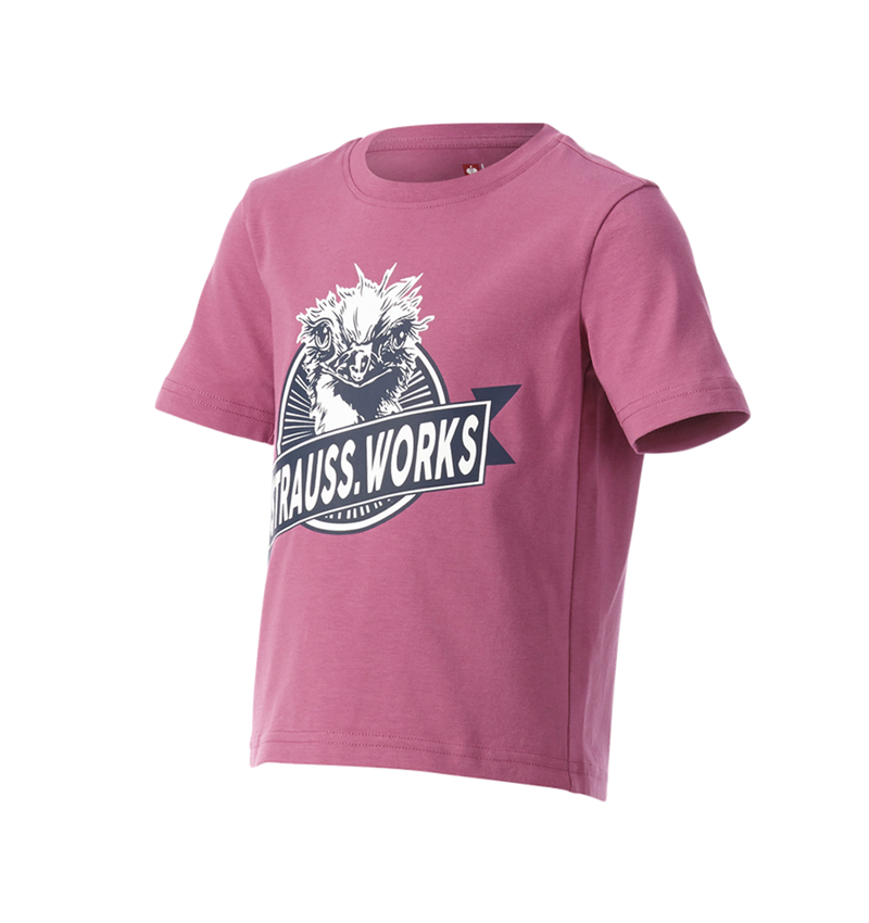 Beklædning: e.s. T-shirt strauss works, børne + tarapink 3