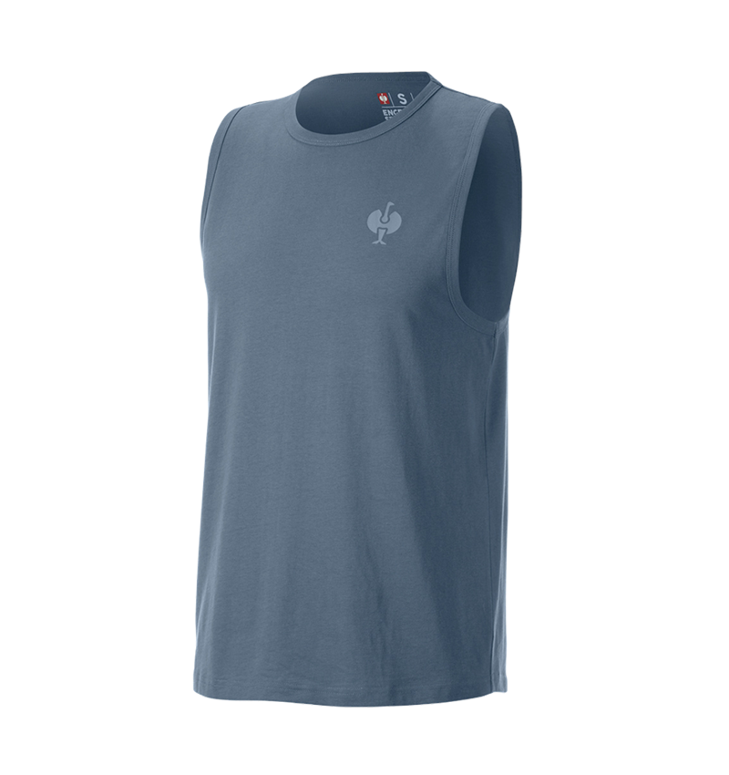 Beklædning: Atletik-shirt e.s.iconic + oxidblå 3