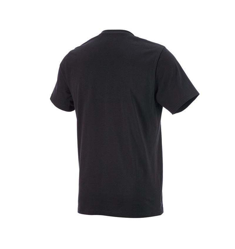 T-Shirts, Pullover & Skjorter: e.s. T-shirt strauss works + sort/hvid 3