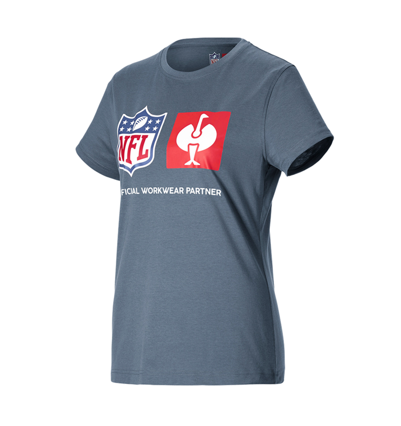 Samarbejde: NFL T-Shirt cotton, ladies + oxidblå 3