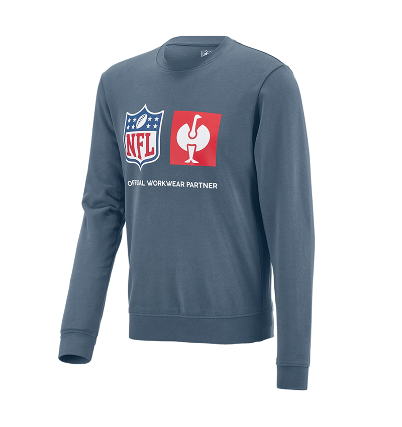 Samarbejde: NFL Sweatshirt cotton + oxidblå 5