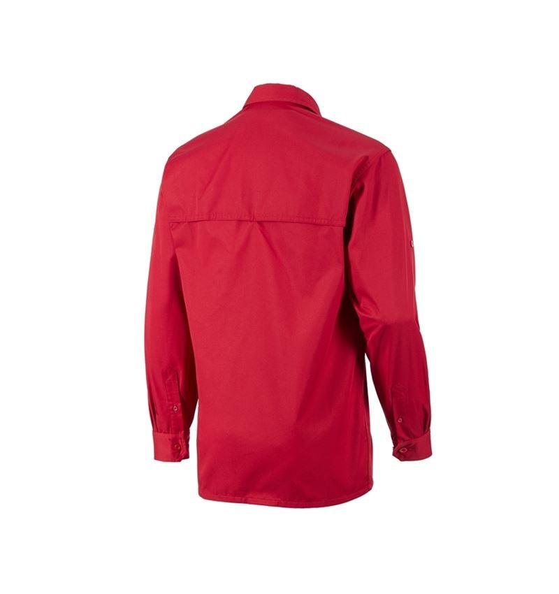 T-Shirts, Pullover & Skjorter: Arbejdsskjorter e.s.classic, langærmet + rød 1