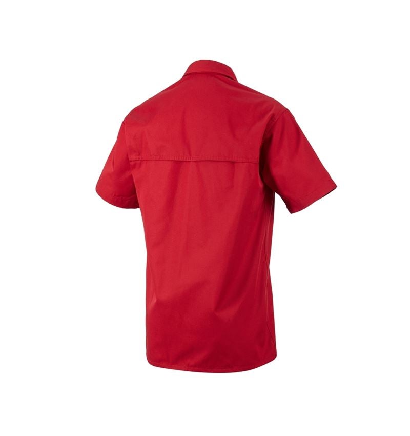 Tømrer / Snedker: Arbejdsskjorter e.s.classic, korte ærmer + rød 1