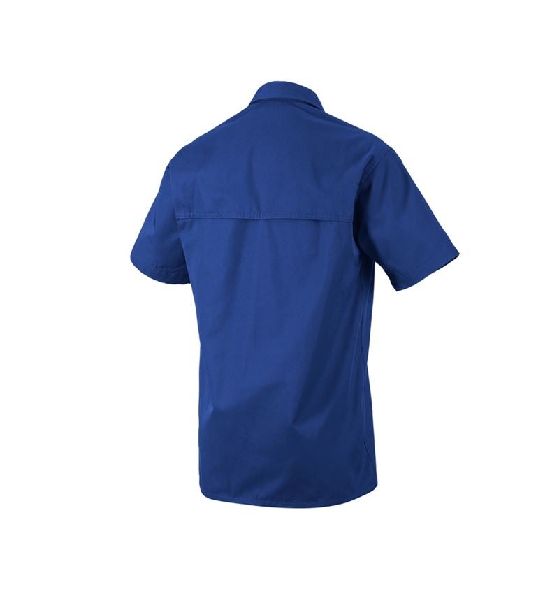 T-Shirts, Pullover & Skjorter: Arbejdsskjorter e.s.classic, korte ærmer + kornblå 1