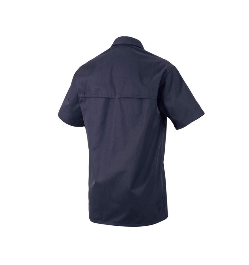 T-Shirts, Pullover & Skjorter: Arbejdsskjorter e.s.classic, korte ærmer + mørkeblå 3