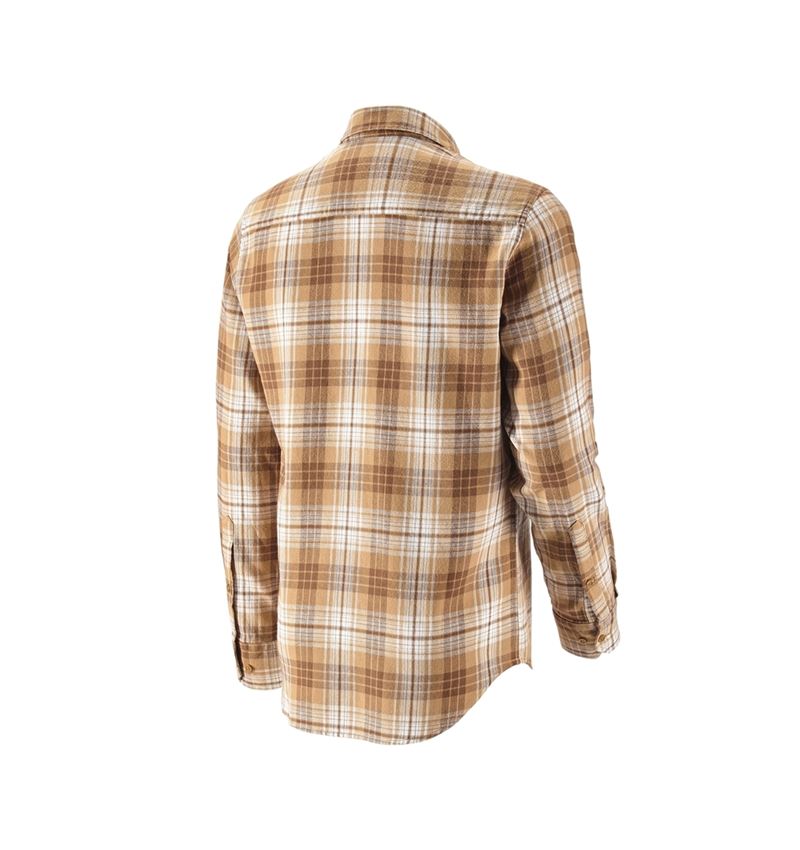 T-Shirts, Pullover & Skjorter: Karo skjorte e.s.vintage + sepia ternet 3