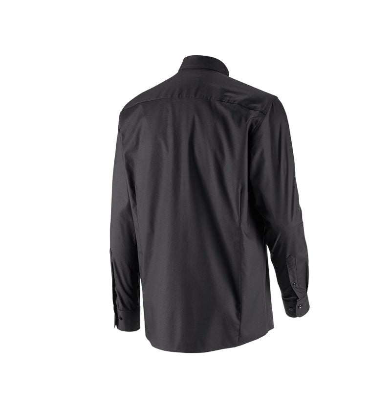 Topics: e.s. Business shirt cotton stretch, comfort fit + black 5