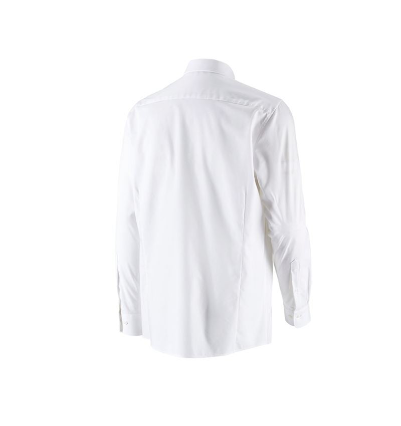 T-Shirts, Pullover & Skjorter: e.s. Business skjorte cotton stretch, comfort fit + hvid 5