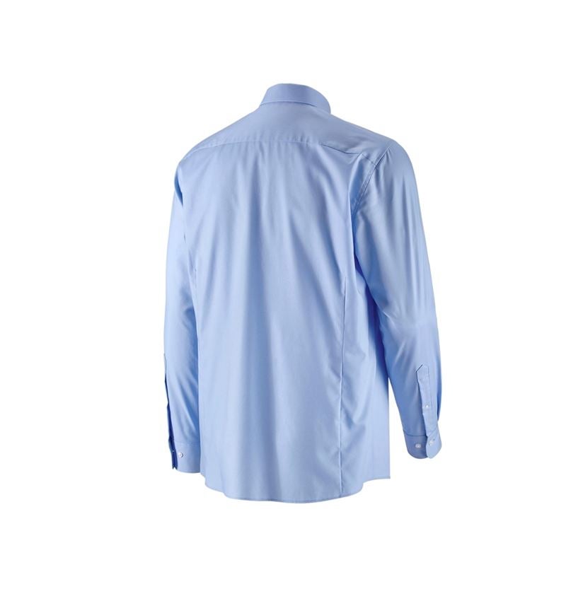 Emner: e.s. Business skjorte cotton stretch, comfort fit + frostblå 5