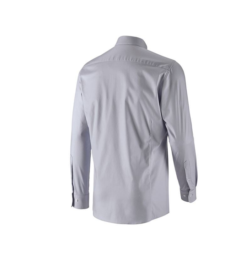 Topics: e.s. Business shirt cotton stretch, slim fit + mistygrey 5