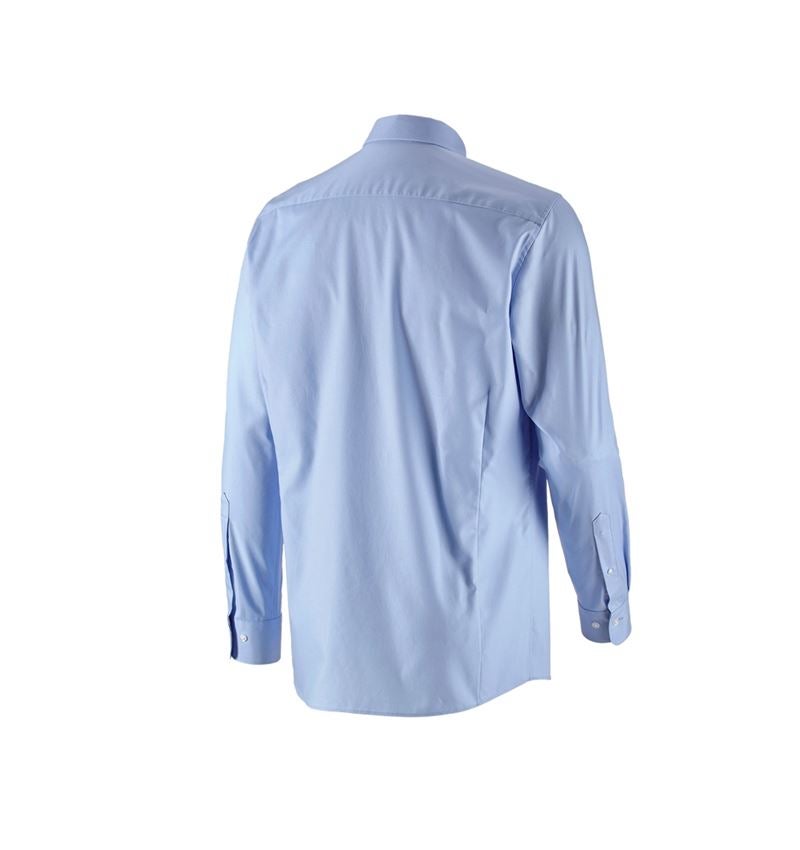 Emner: e.s. Business skjorte cotton stretch, regular fit + frostblå 5