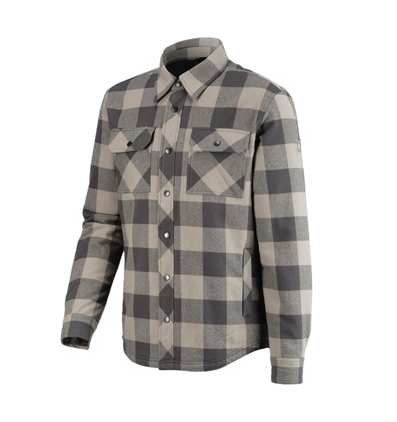 T-Shirts, Pullover & Skjorter: All-season karo skjorte e.s.iconic + delfingrå/karbongrå 6