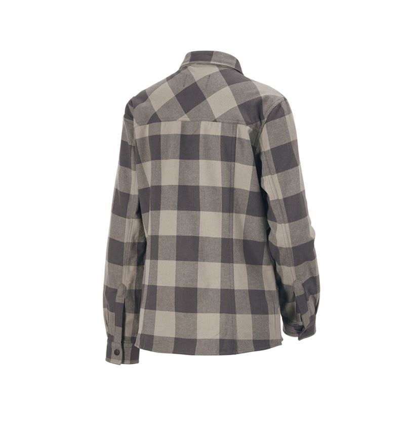 Topics: Check shirt e.s.iconic, ladies' + dolphingrey/carbongrey 7