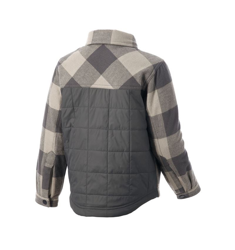 Clothing: Allseason check shirt e.s.iconic, children's + dolphingrey/carbongrey 5