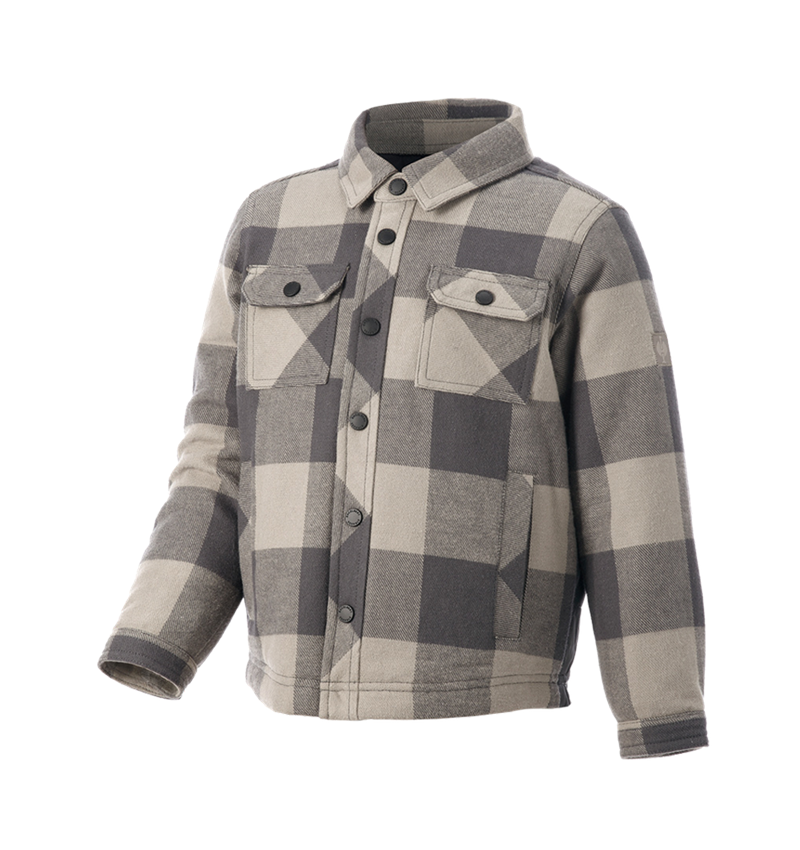 Clothing: Allseason check shirt e.s.iconic, children's + dolphingrey/carbongrey 4