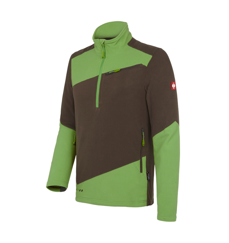 Shirts, Pullover & more: Fleece troyer e.s.motion 2020 + chestnut/seagreen 2