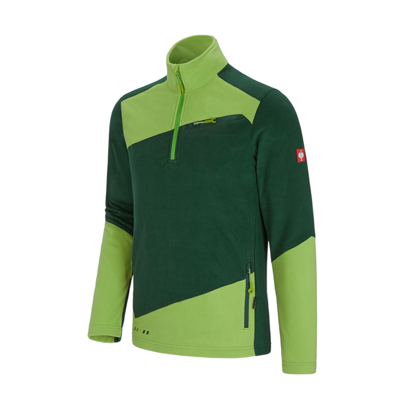 Shirts, Pullover & more: Fleece troyer e.s.motion 2020 + green/seagreen 2