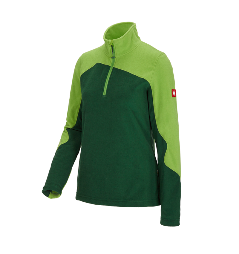 Cold: Fleece troyer e.s.motion 2020, ladies' + green/seagreen 2