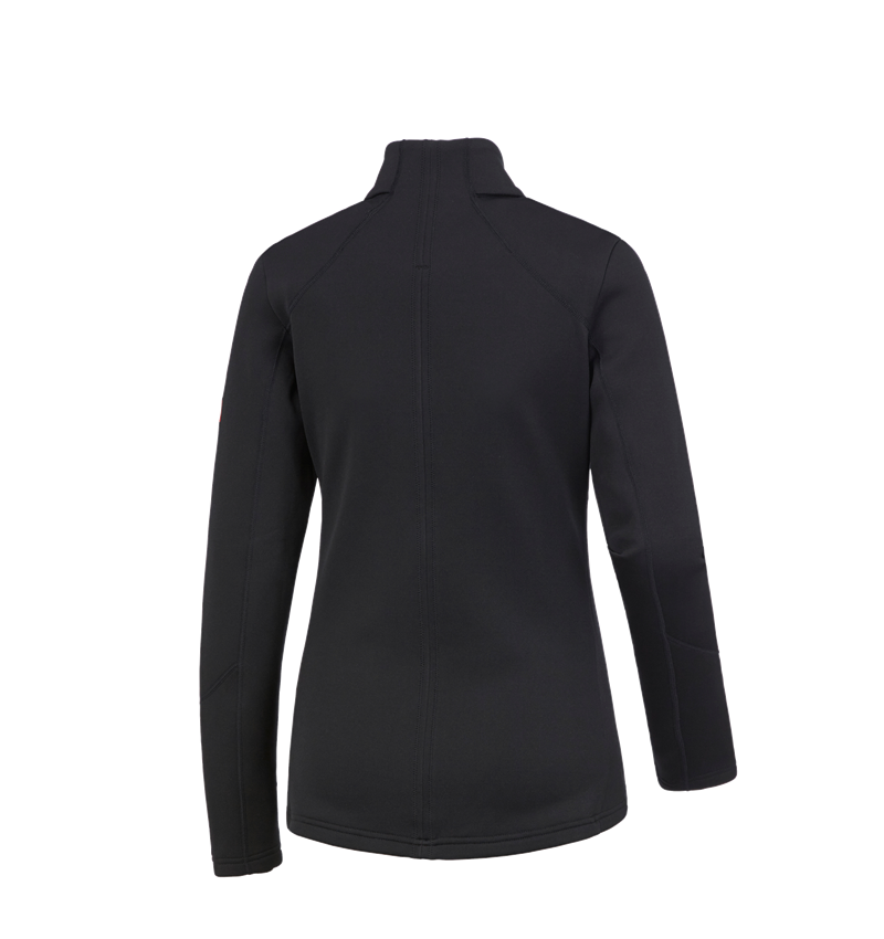 Shirts, Pullover & more: e.s. Functional sweat jacket melange, ladies' + black 1