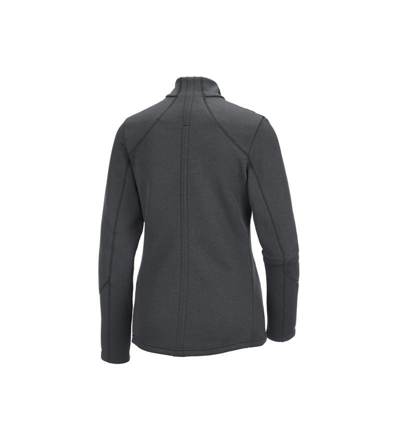 T-Shirts, Pullover & Skjorter: e.s. funktions-sweatjakke melange, damer + antracit melange 3
