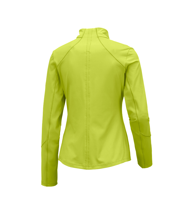 T-Shirts, Pullover & Skjorter: e.s. funktions-sweatjakke solid, damer + majgrøn 2