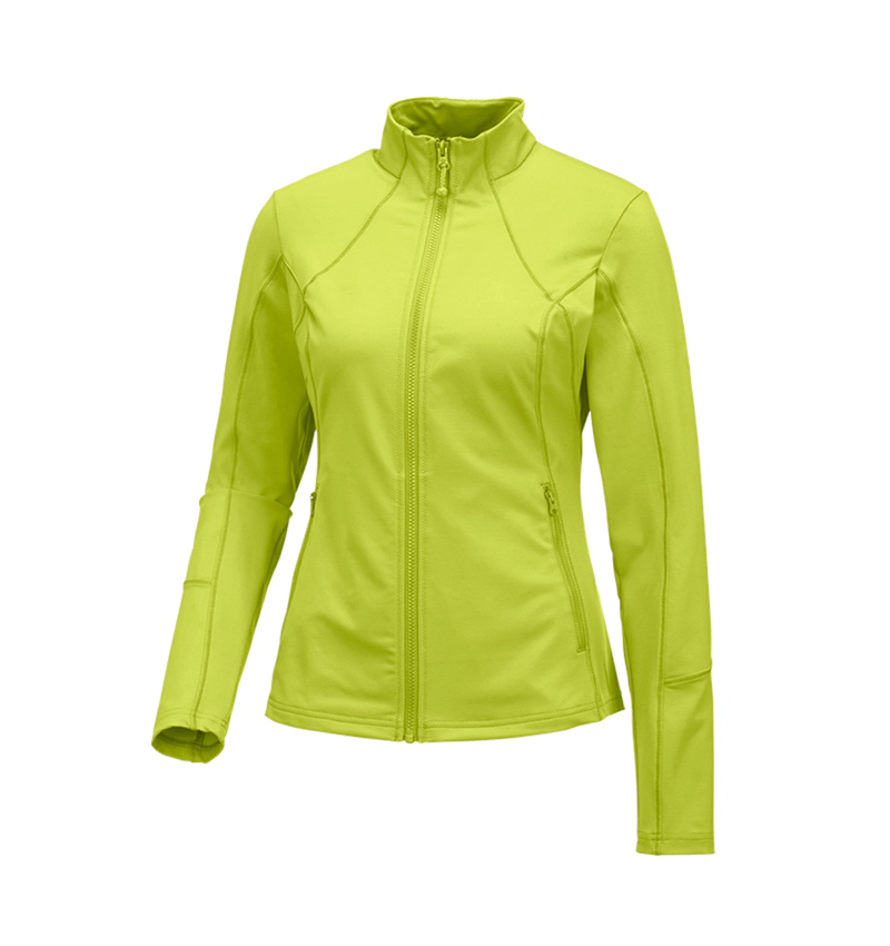 Shirts, Pullover & more: e.s. Functional sweat jacket solid, ladies' + maygreen 1